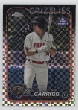 2024 Topps Pro Debut Chrome X-Fractor Cole Carrigg #PDC-9 1jv3