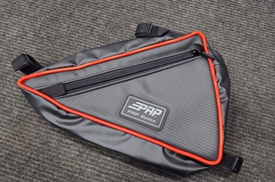 PRP Seats Triangle Storage Bag YXZ for Yamaha YXZ 2016-2018 Orange Trim