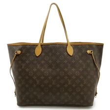 Louis Vuitton Monogram Neverfull Gm Tote Bag Women Brown One Size