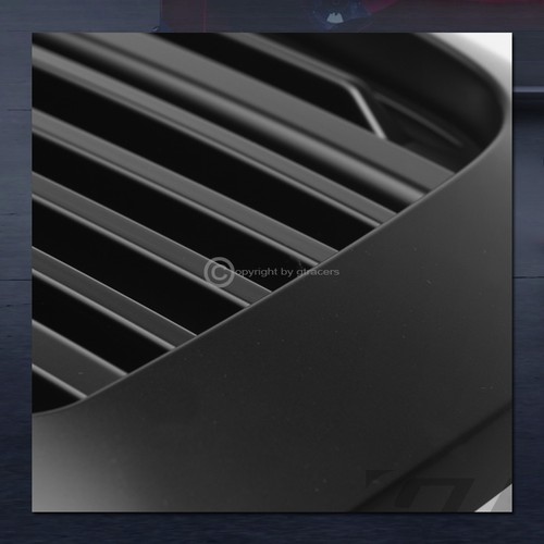 For 2013-2018 Dodge Ram 1500 Matte Black Big Horn Front Hood Bumper Grill Grille - Picture 6 of 12