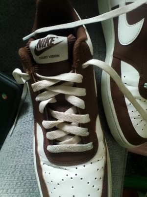 Size 10 - Nike Court Vision Low Sail Cacao Wow W