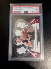 2019 Panini Crown Royale Tyler Herro rookie card Psa Mint 9. rookie card picture