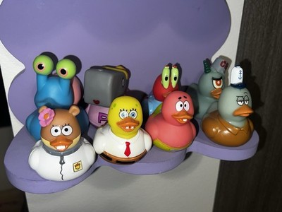 New SpongeBob SquarePants Rubber Ducks Lot of 8 Patrick Gary Mr Krabs Sandy