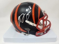 A.J. Green Signed Cincinnati Bengals Blaze Mini Helmet BAS COA BUF