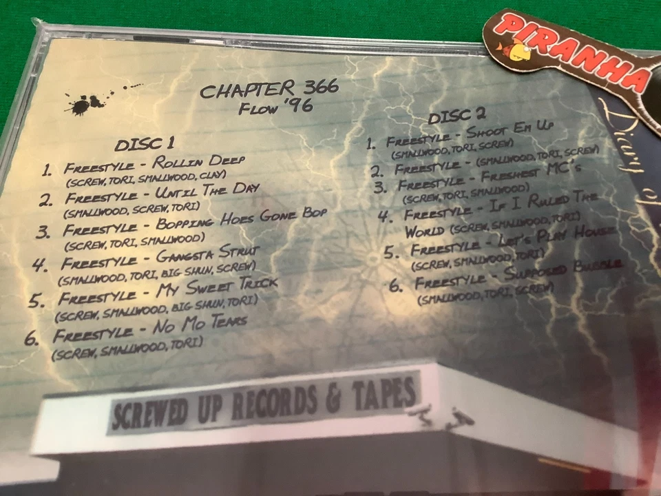 DJ Screw Chapter 366 : Flow '96 Texas Rap 2CD NEW Piranha Records - Image 4 of 4