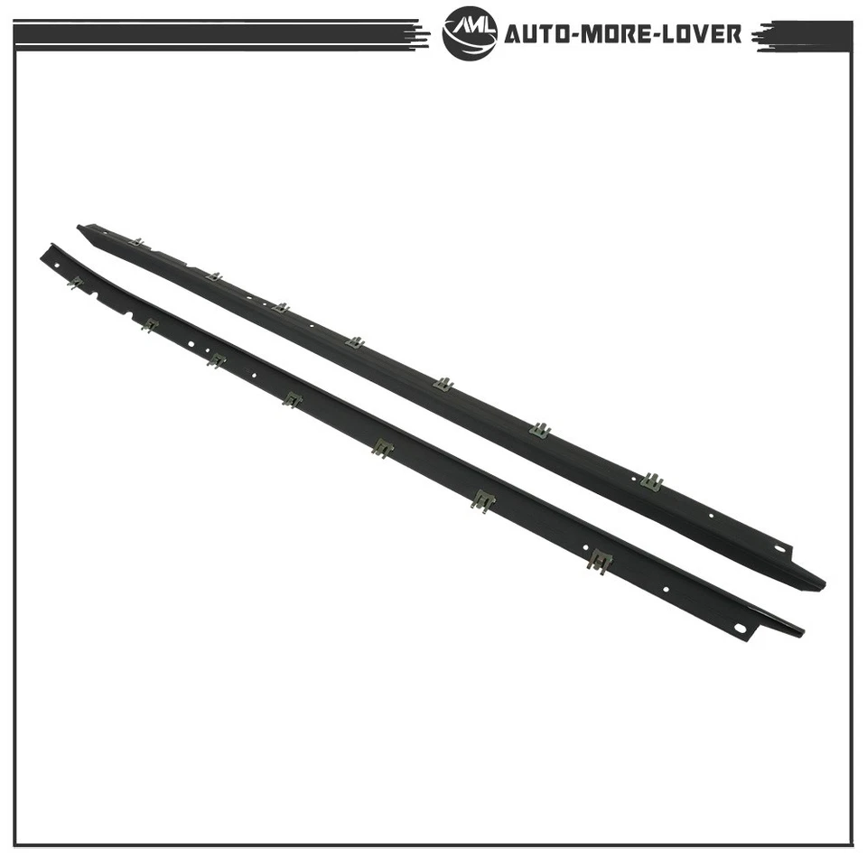 Window Sweep Weatherstrip Felt Seal Kit For 1984-1989 Chevrolet Corvette - Image 4 of 4