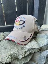 Native Pride Hat Cap New Beads Native American Beadwork Native Beaded Hat