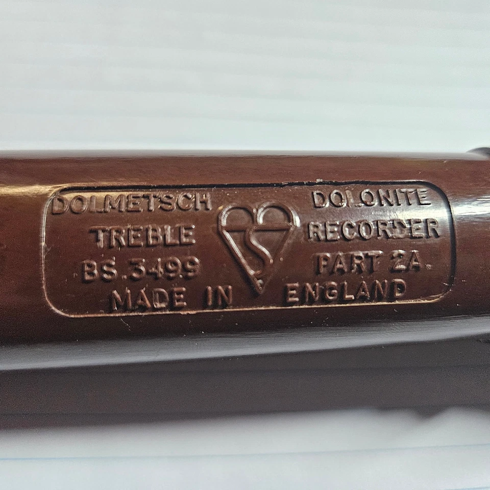 Vintage Dolmetsch Treble Recorder - Used - Image 2 of 4