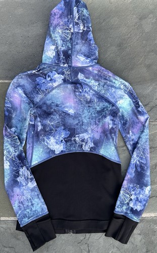 Ivivva by Lululemon Girls Jacket size 10 On A Moonwalk Crystal Continuum Coat - Picture 9 of 9