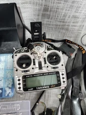 drone parts lot used untested. as is. taranis plus, flysight dragon link runcam