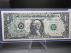 1988 US $1 Federal Reserve Note Error Partial Portrait Missing Serial A51215299B — photo 3