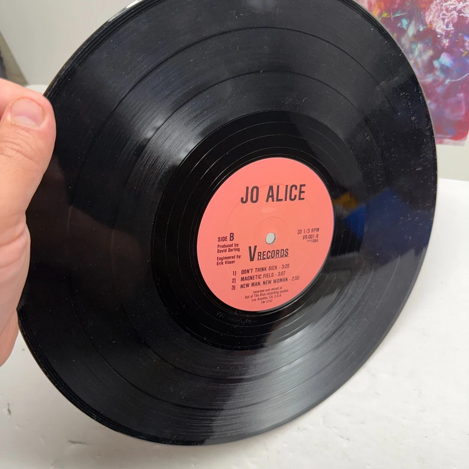 JO ALICE Vinyl LP Record Music - RARE - V Record VR001 - 1984 David Darling - Image 4 of 4
