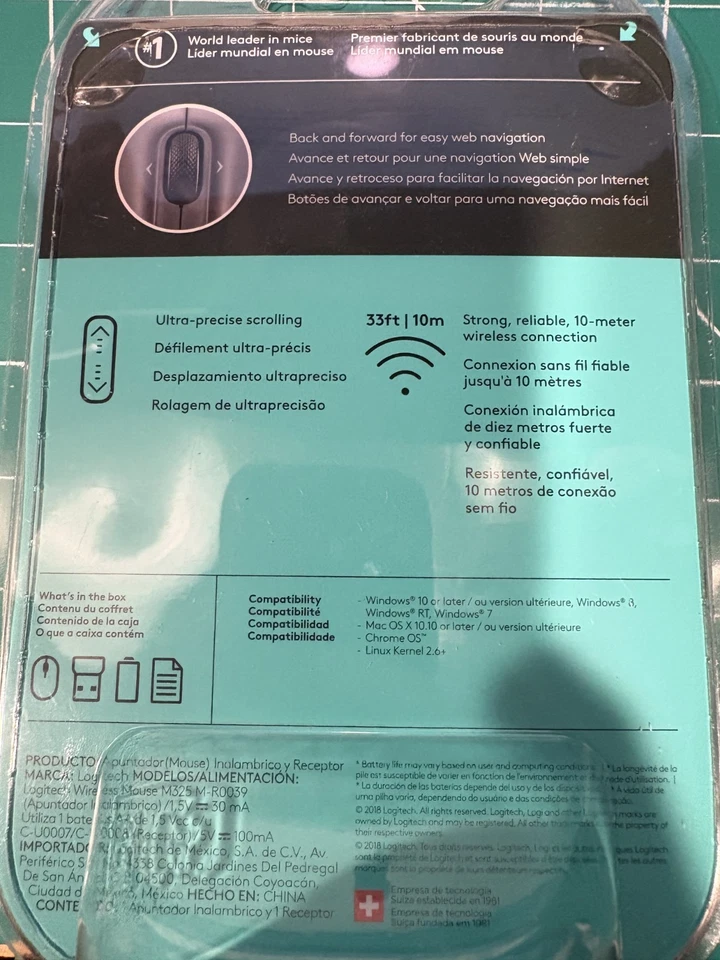 Logitech Compact Mobile Wireless Mouse - Blue NEW!! - Image 3 of 3