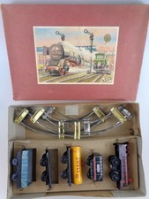 HWN Heinrich Wimmer Zugpackung Modellzug Eisenbahn Uhrwerk Spur 0 (8893)