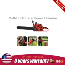 58CC 20inch Gas Chainsaw 2 Stroke Gasoline Powered Chain Saws Cutting Wood
