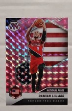 2020-21 Panini Mosaic - National Pride Damian Lillard #246 Pink Camo Mosaic...
