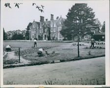 1953 Grendon Hall London England Prison No Bars Minimum Security Wirephoto 7x9
