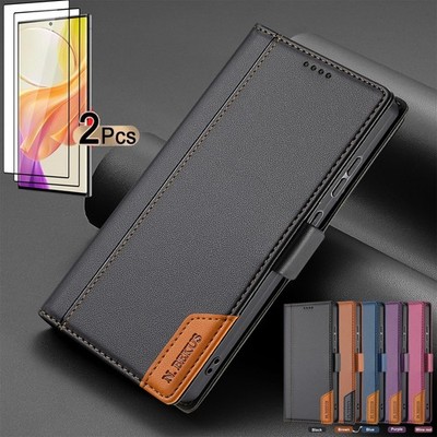 Handy Hülle für Samsung Galaxy S26 / S26+ / S26 Ultra Case Wallet Tasche 9H Glas