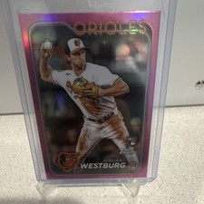 Topps Chrome 2024 Jordan Westburg Pink Refractor Rookie #277 Baseball