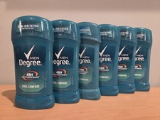 6 pack Degree Men Antiperspirant Deodorant Stick Cool Comfort, 2.7 oz each