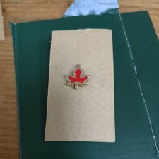 Canadian Maple Leaf Pin Badge small 