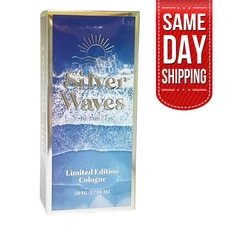 NP Rue21 Men's Silver Waves Cologne Spray Limited Edition 1.7 fl oz, 50 ml