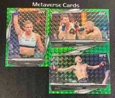2026 Topps Chrome UFC Green Geometric Cory Sandhagen Kai Kara-France /75 Lot*3