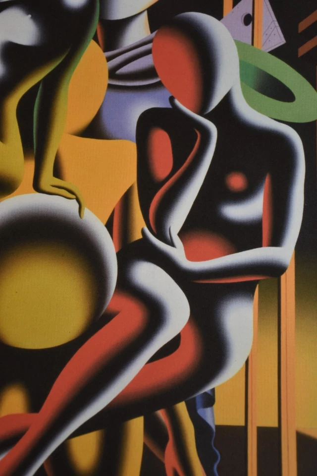 Impresión artística limitada MARK KOSTABI 81/100, firmada a mano, 2021, sin marco 20" x 14" Foto 4 de 4