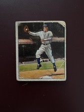 1950 Bowman Baseball #13 Ferris Fain Philadelphia Athletics