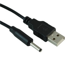 3ft USB 2.0 Type A Male to Barrel Connector 3.5/1.3mm Power Cable