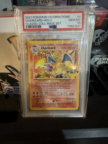 2021 Pokemon Celebrations Classic Collection Charizard #4 PSA 10 Holo Gem Mint
