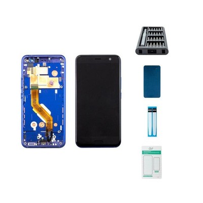 HTC U11 Display (mit Rahmen) dunkelblau - Premium-Set Versand aus Deutschland