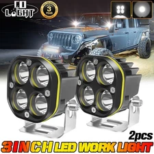 3inch LED Work Light Flood/Spot Cube Pods Bar Driving Fog Lamp Offroad Truck SUV