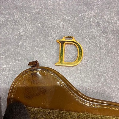 CHRISTIAN DIOR Galliano Camouflage Pattern Saddle PVC Leather