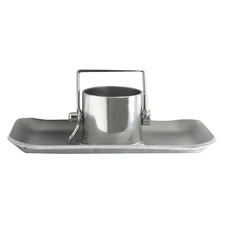 Jeremywell Trailer Jack Foot Plate 5000 lbs Capacity with Pin Base for A-Fram...