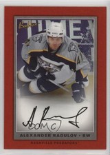 2006 Upper Deck Bee Hive Rookies Red Facsimile Signature Alexander Radulov 0q3