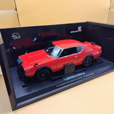 Kyosho 1/18 Skyline GT-R Kenmeri Red Street Version Diecast Model Car