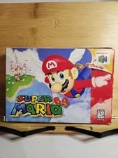 Super Mario 64 Nintendo 64, N64 Box Manual SUPER CLEAN CONDITION