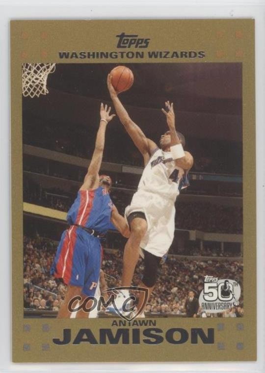 2007-08 Topps Gold /2007 Antawn Jamison #18 6ns