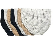 Jockey Set of 7 Elance Breathe Cotton Briefs Size 9 A691745 Basic 12650