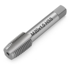 M20x1.5 Metric Thread Tap 6542 HighSpeed Steel Internal Threading Repair Tool