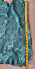 Vintage Christmas Green Short & Sheer Strappy Sexy Nightie Size Small