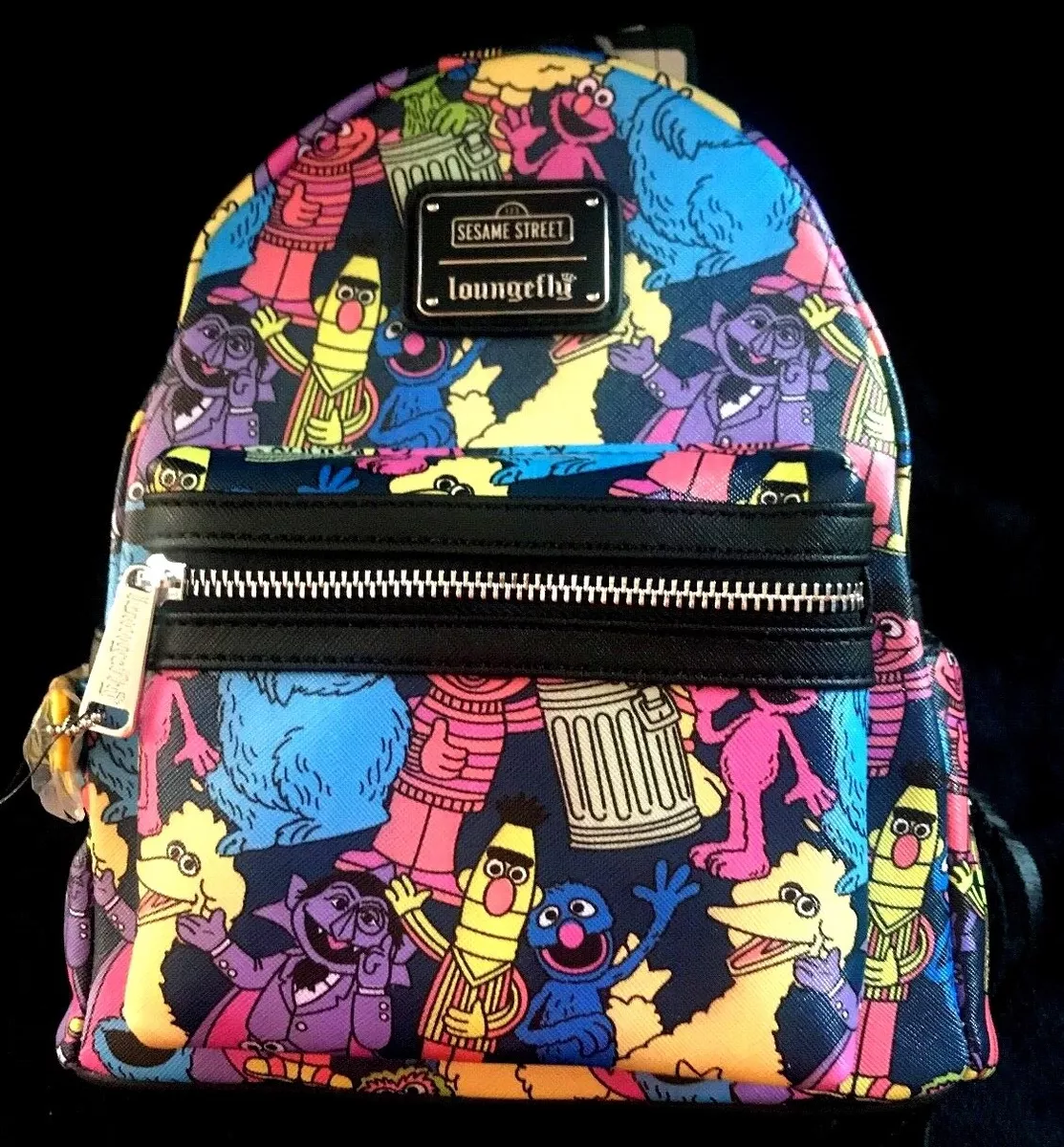 Loungefly Sesame Street Mini Backpack 50th Anniversary! Brand New! | eBay