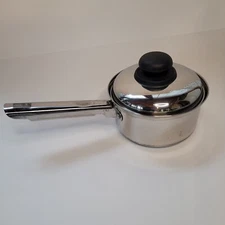 Philippe Richard Sauce Pan 6” 1qt Stainless Steel With Lid