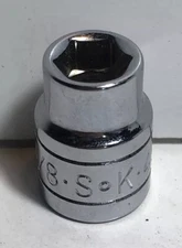 S K SK Tools 3/8” Socket 3/8 Drive 6pt 45112  VGUC USA