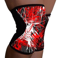 Neoprene Knee Support Brace MMA Pad Protector Gel Sport Power Weightlifting PAIR