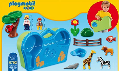 playmobil 1 2 3 animals zoo and aquarium