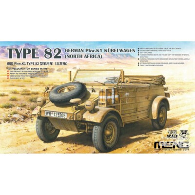 MENG-Model 1:35 German Pkw.K1 Kübelwagen Type 82 (North Africa)