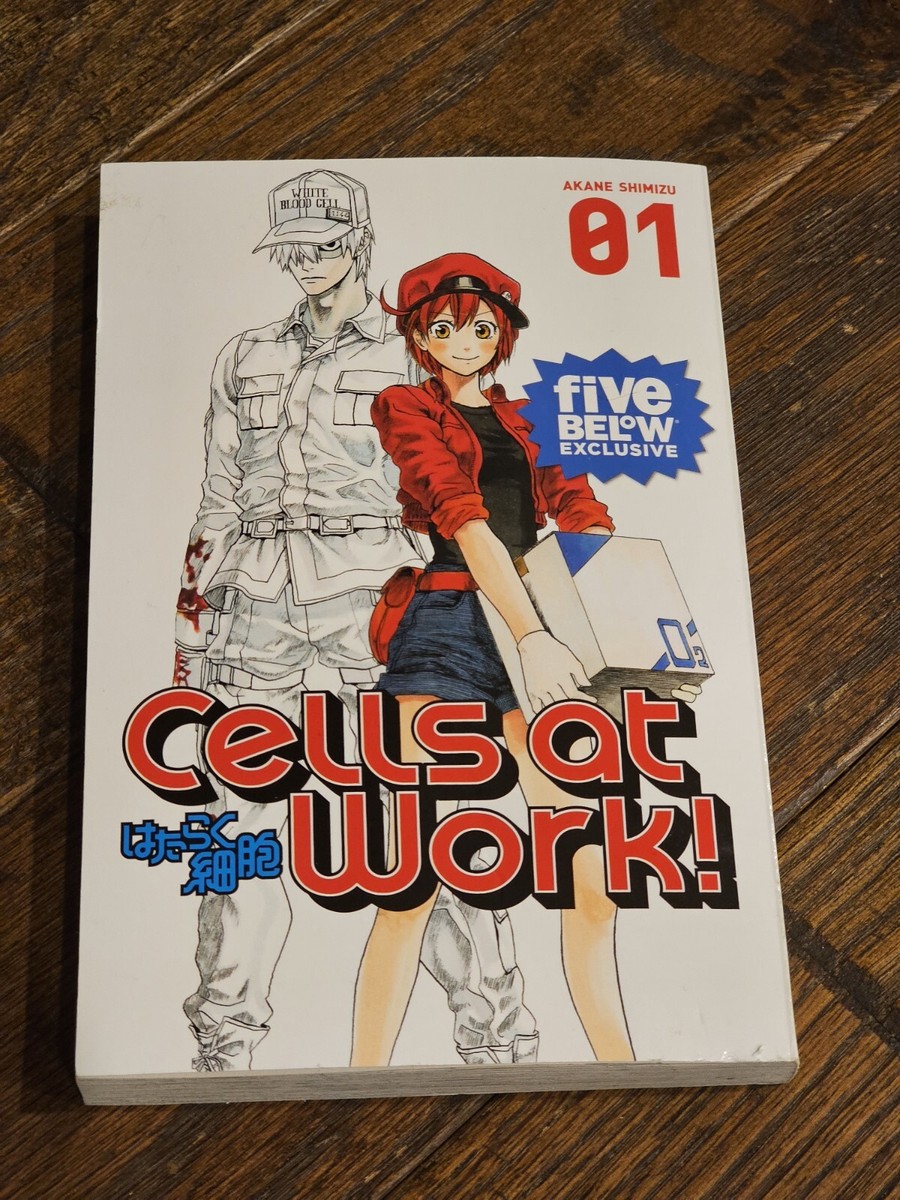 Cells at Work! Volume 1 (2016, Kodansha Comics) Anime Manga Five