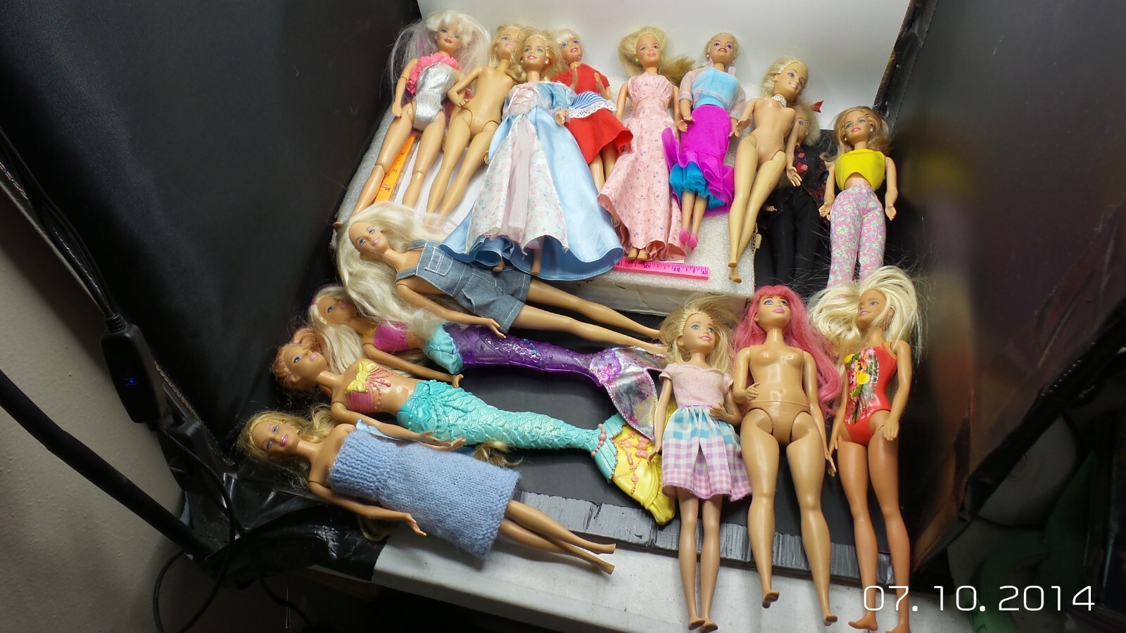 LOT OF 16 Mattel Blonde Barbie DOLLS MERMAIDS, PINK HAIR CURVY, TEEN, MORE